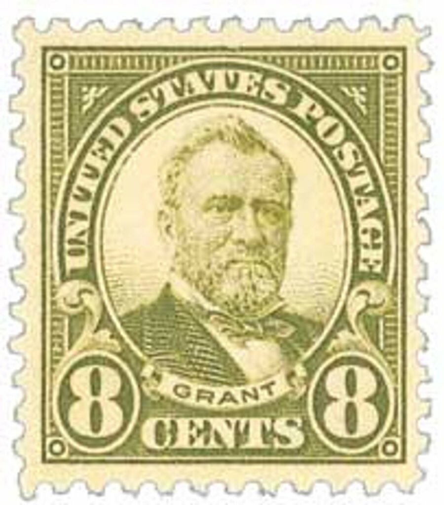 1923 8¢ Grant, olive green