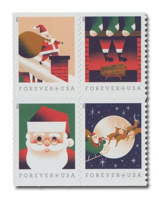 # 5644-47 - 2021 First-Class Forever Stamps - Christmas