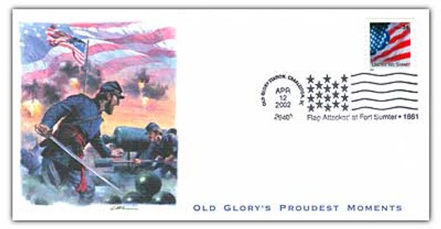 # 571206 - 2002 Old Glory's Proudest Moments - Flag Attacked at Fort Sumter