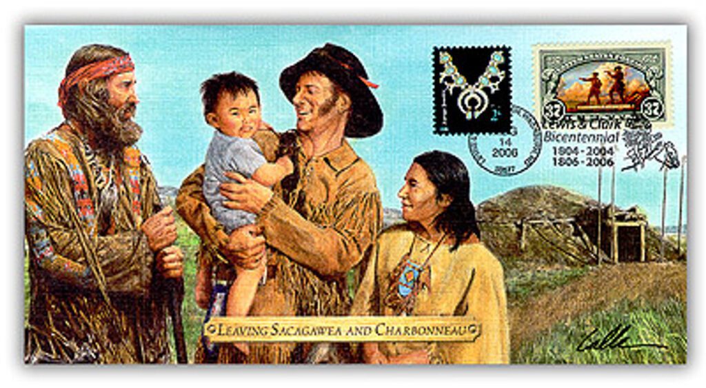 # 571474 - 2006 Lewis & Clark "Leaving Sacagawea and Charbonneau" Commemorative Cover