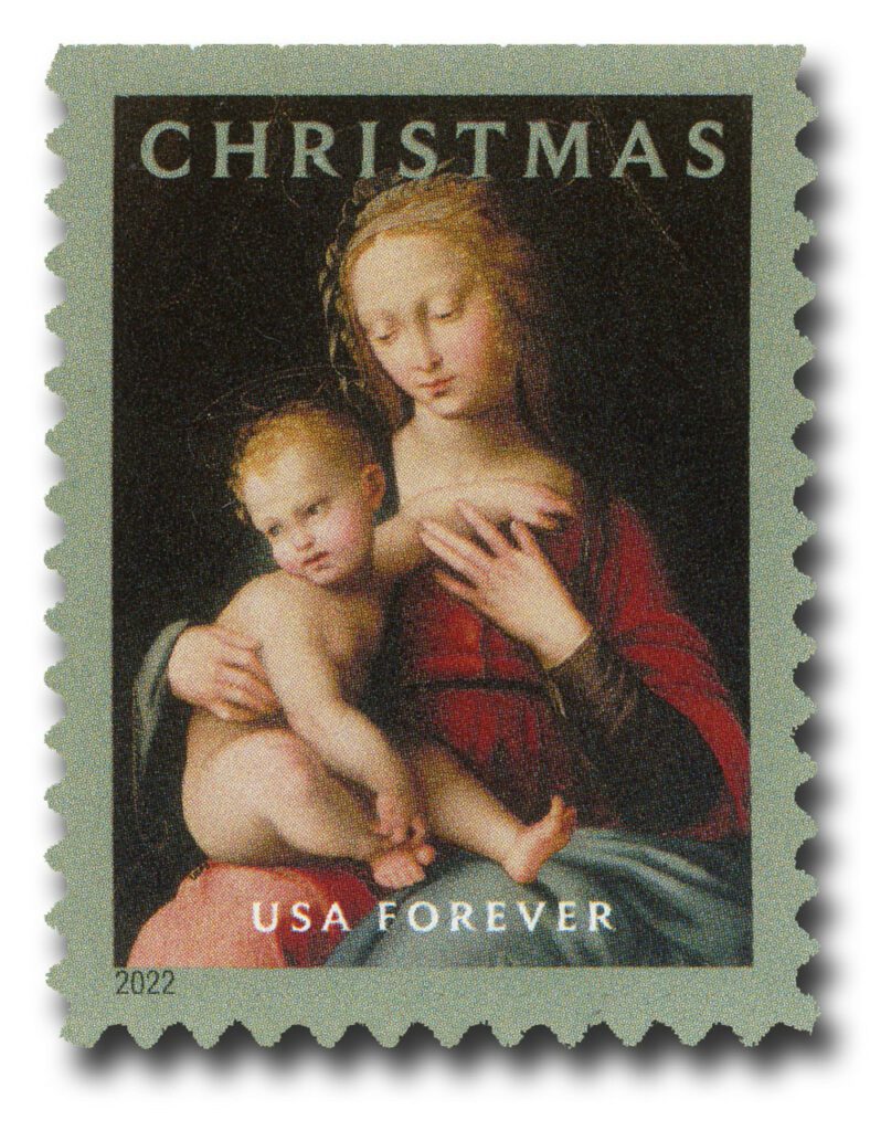 # 5721 - 2022 First-Class Forever Stamp - Christmas: Virgin and Child