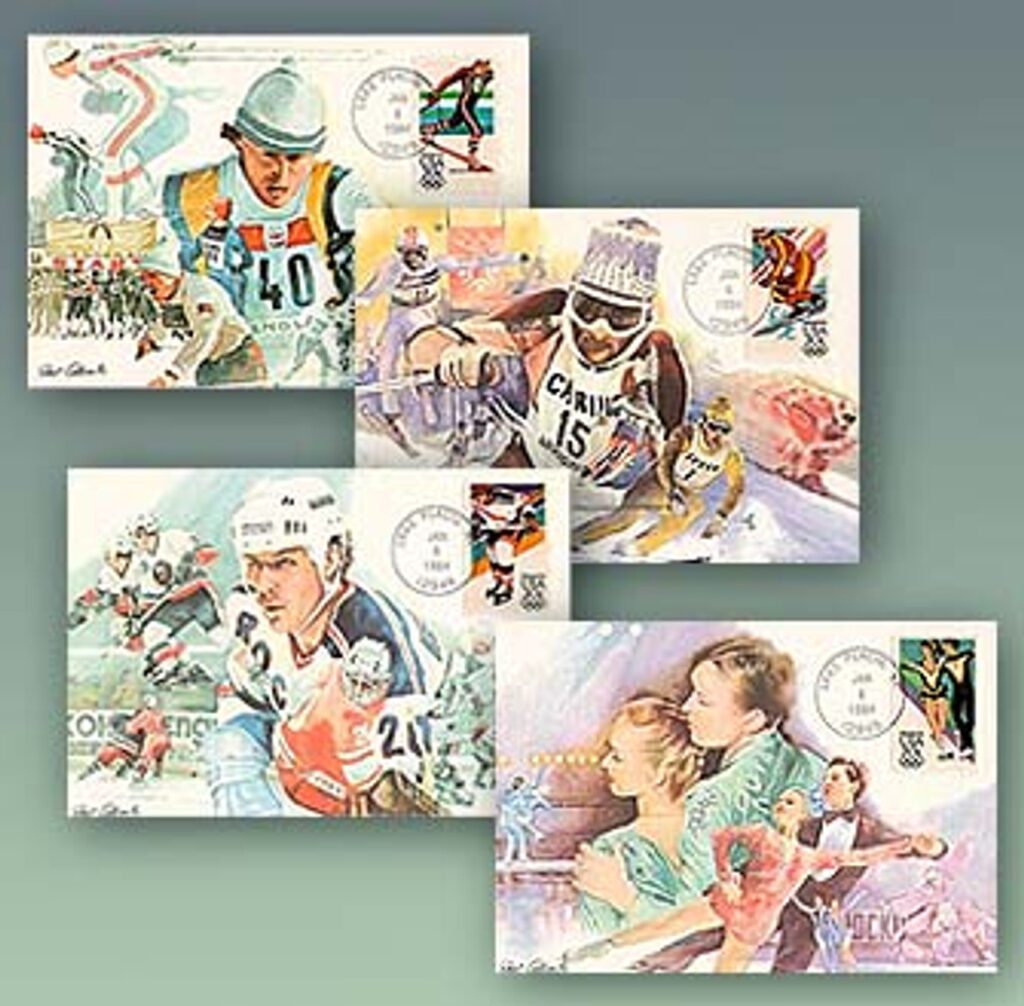 # 57766 - 1984 20c Olympics Maximum Card Set/4