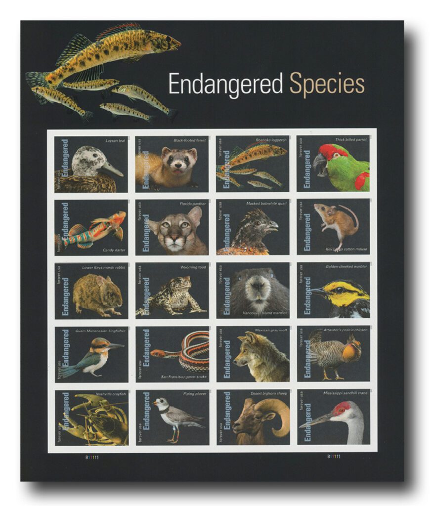 # 5799 - 2023 First-Class Forever Stamps - Endangered Species