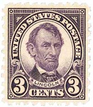 # 584 - 1925 3c Lincoln, violet