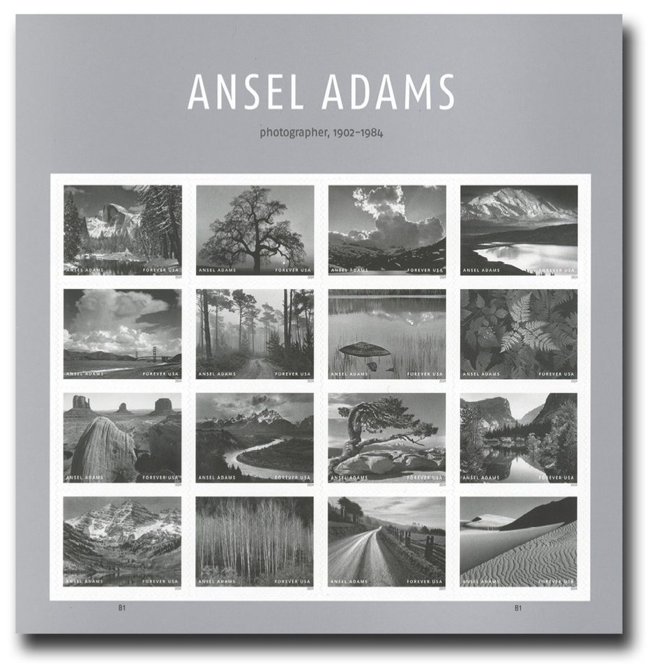 # 5854 - 2024 First-Class Forever Stamps - Photographs by Ansel Adams