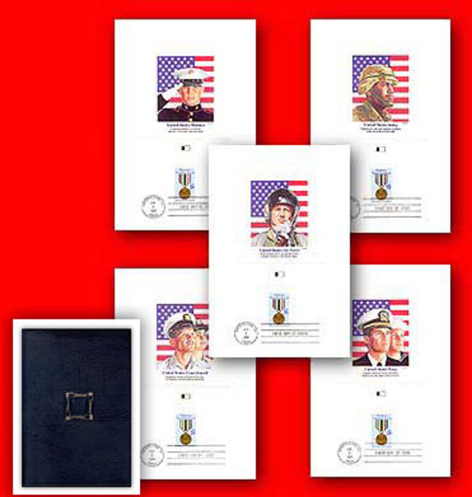 # 58668 - 1991 Desert Storm - Set 5 Proofcards with Album