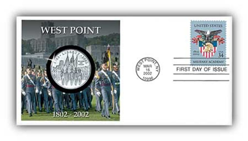 # 59710A - 2002 West Point Coin First Day Cover
