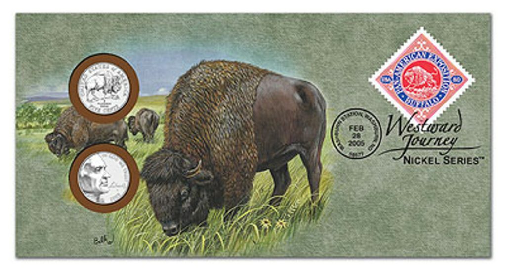 # 59734A - 2005 Lewis & Clark Bison Nickel PNC