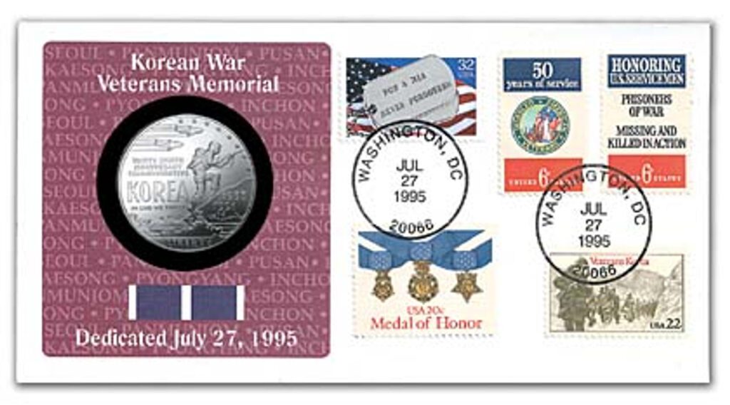 # 59886 - 1995 Korean War Memorial Coin Cover