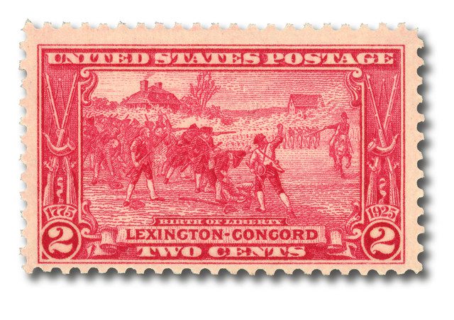 618 - 1925 2c Lexington-Concord Issue: Birth of Liberty