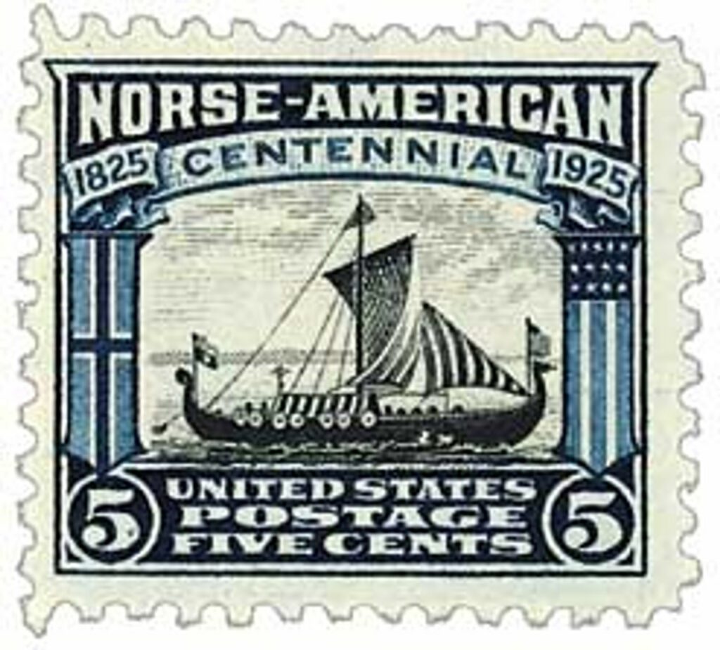 1925 5¢ Norse-American Centennial: Viking Ship
