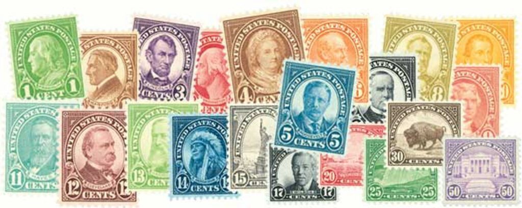1926-31 Rotary Stamps, set of 21