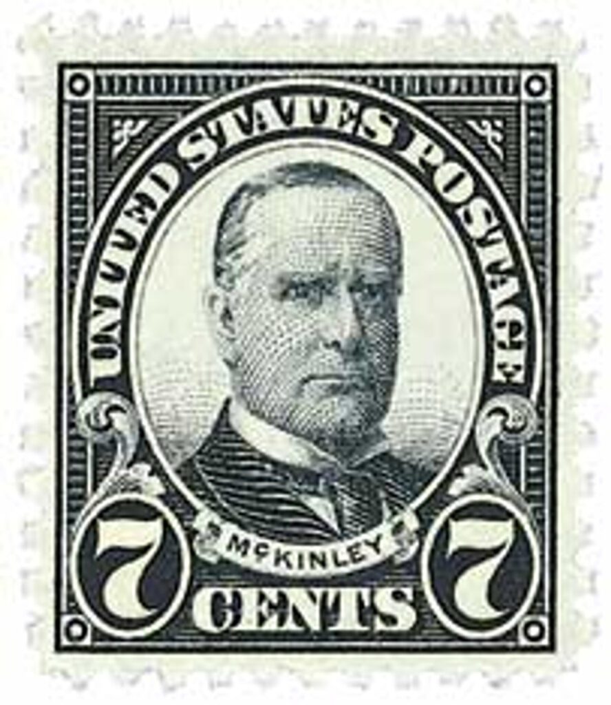 # 639 - 1927 7c McKinley, black