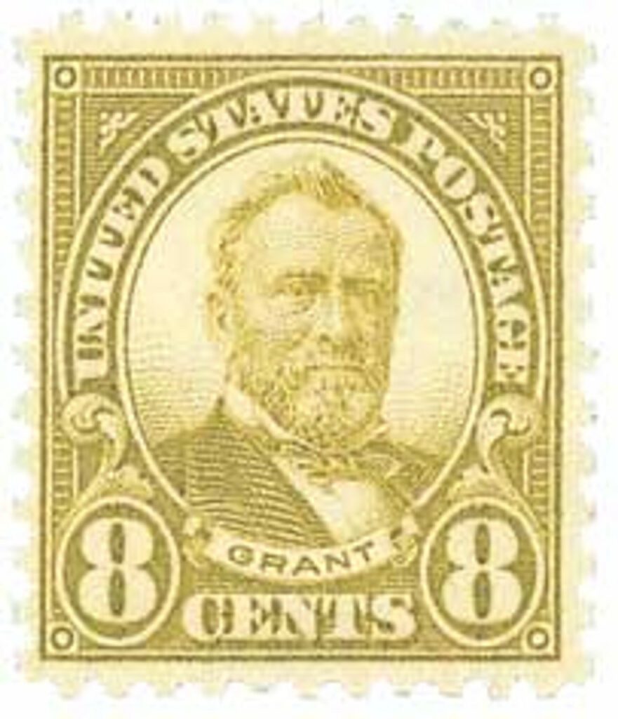 1927 8c Grant, olive green