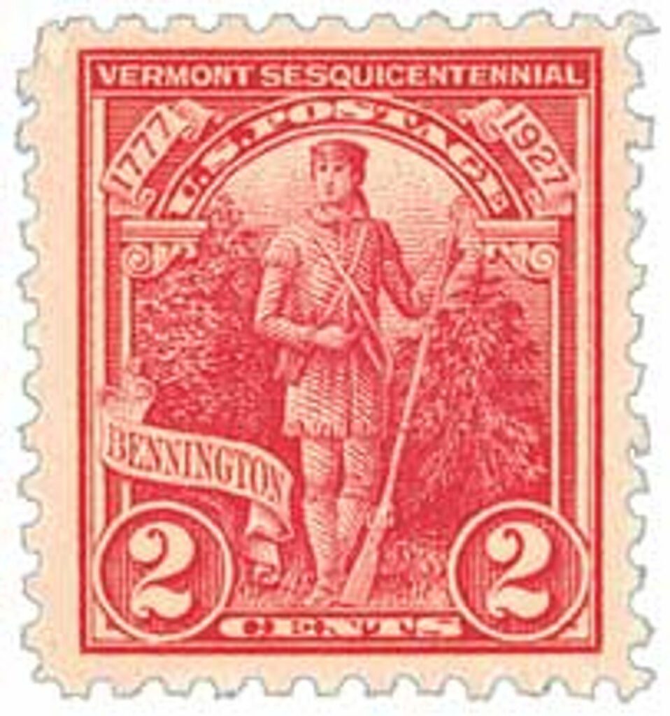 1927 2¢ Vermont Sesquicentennial