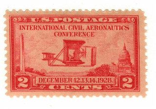 1928 2¢ Wright Brothers Airplane