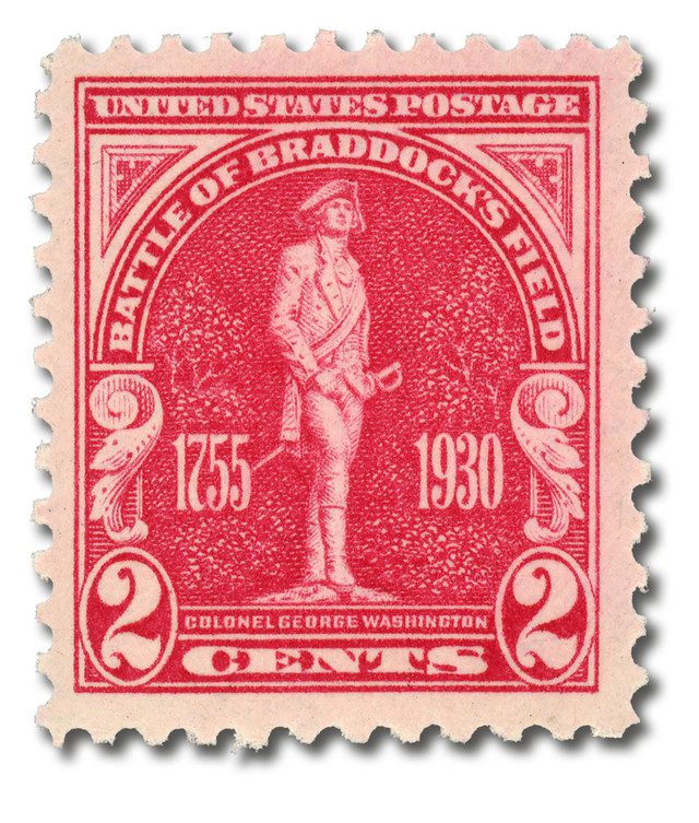 US #688 Battle of Broddock's Field