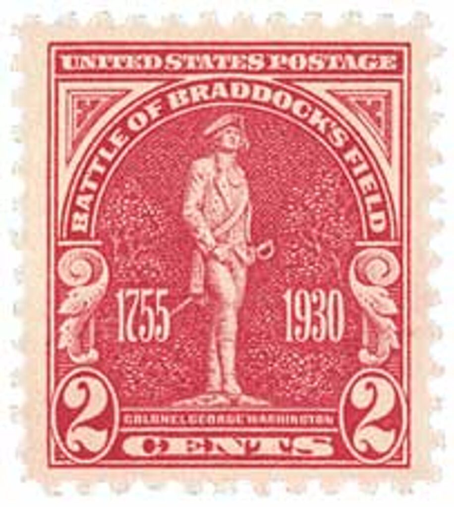 # 688 - 1930 2c Battle of Braddock's Field