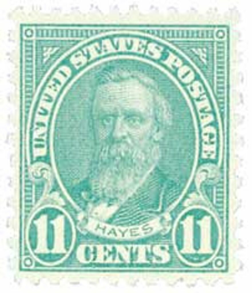 # 692 - 1931 11c Hayes, light blue