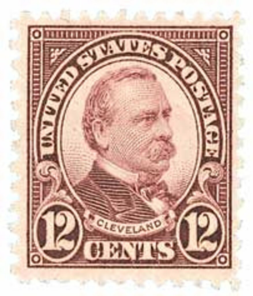 1931 12¢ Cleveland, brown violet