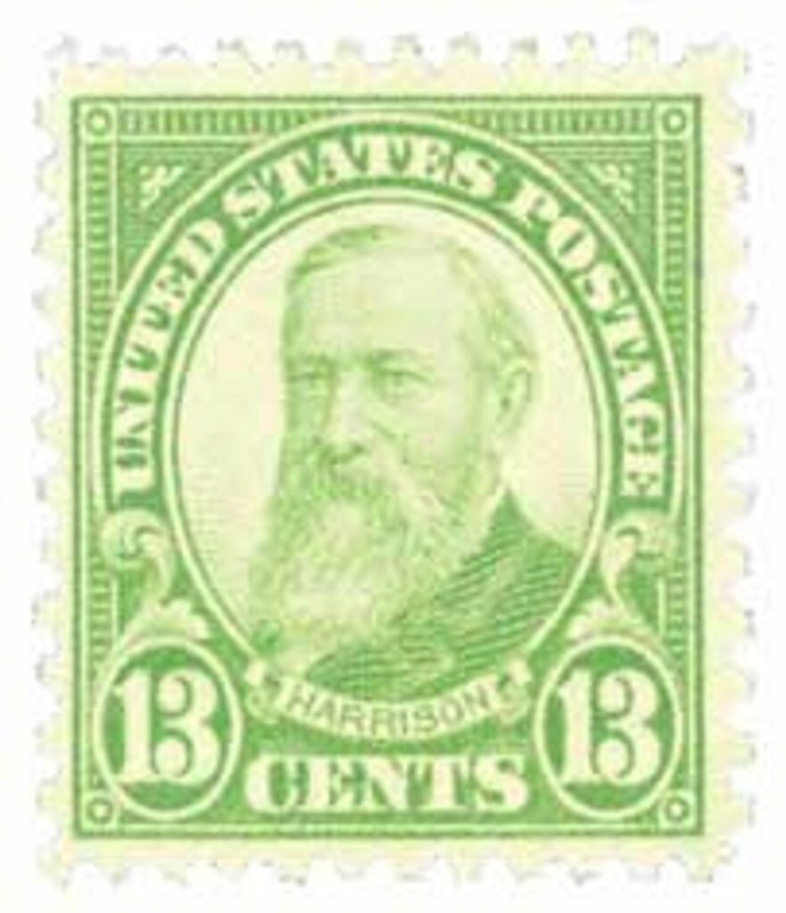 1931 13¢ Benjamin Harrison