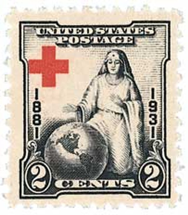 1931 2¢ Red Cross Issue