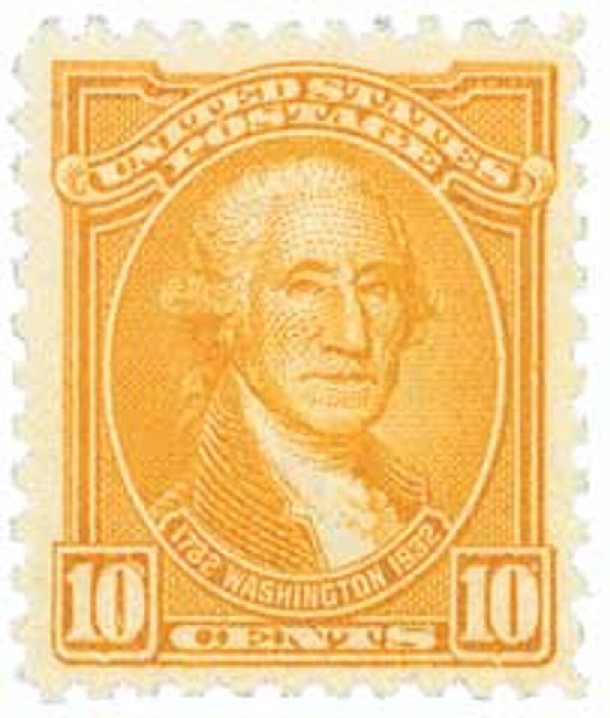 # 715 - 1932 Washington Bicentennial: 10c Washington by Gilbert Stuart
