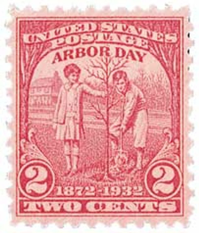 #717 - 1932 2c Arbor Day