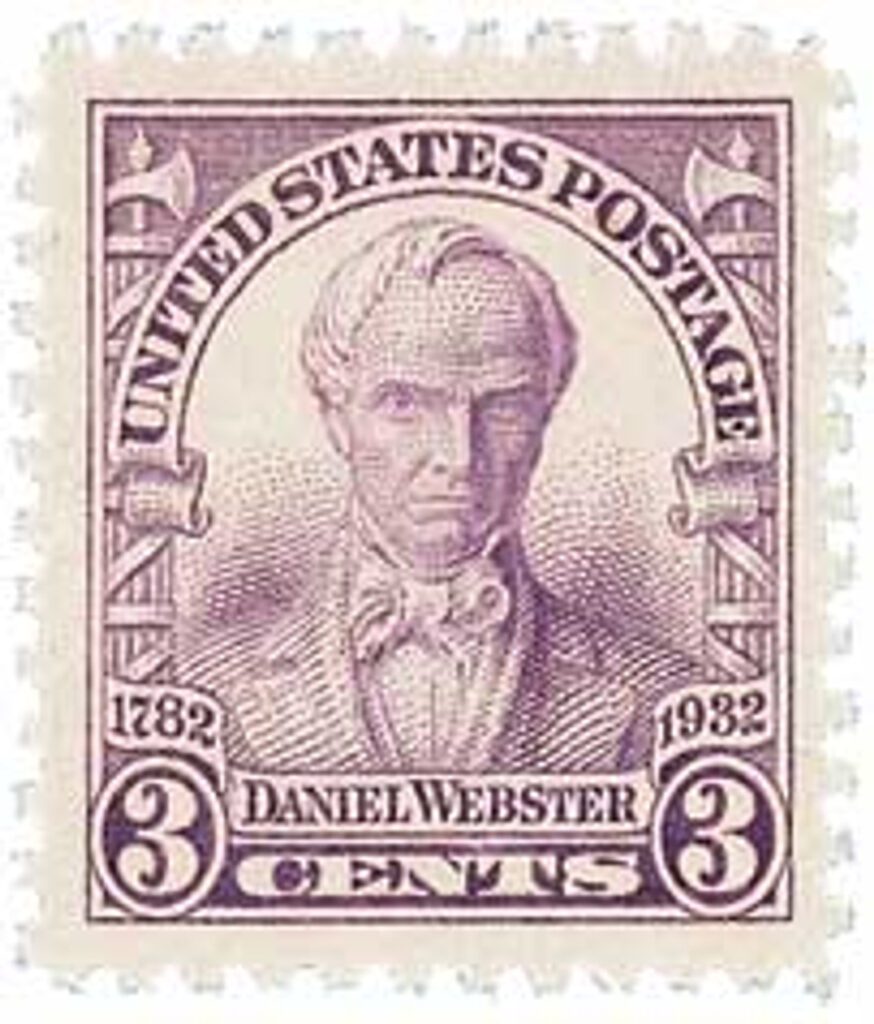 # 725 - 1932 3c Daniel Webster