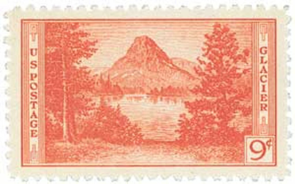 # 748 - 1934 9c National Parks: Glacier National Park, Montana