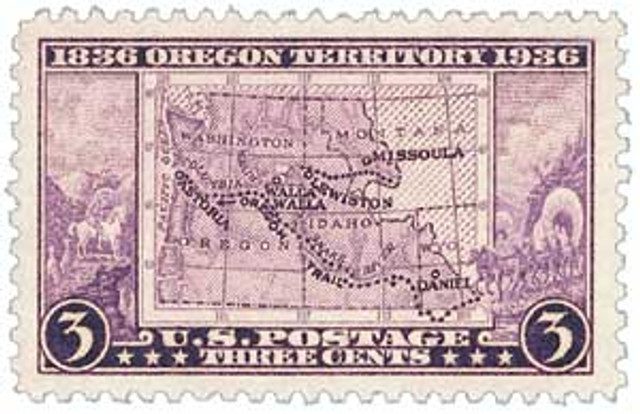 1936 3¢ Oregon Territory Centennial