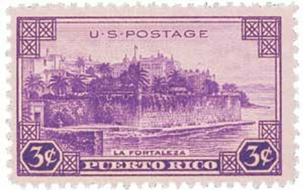 # 801 - 1937 3c Puerto Rico
