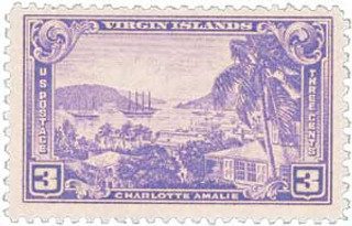 # 802 - 1937 3c Virgin Islands