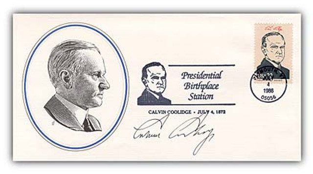 # 81100A - 1986 Birthplaces of Am.Pres.-Coolidge Single