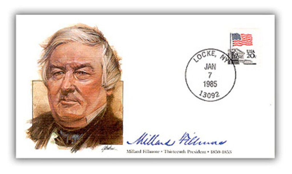 # 81400 - 1985 President Millard Fillmore Commemorative Cover