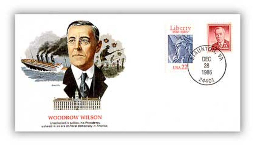 # 81842 - 1986 Woodrow Wilson/Shapers of Am. Liberty