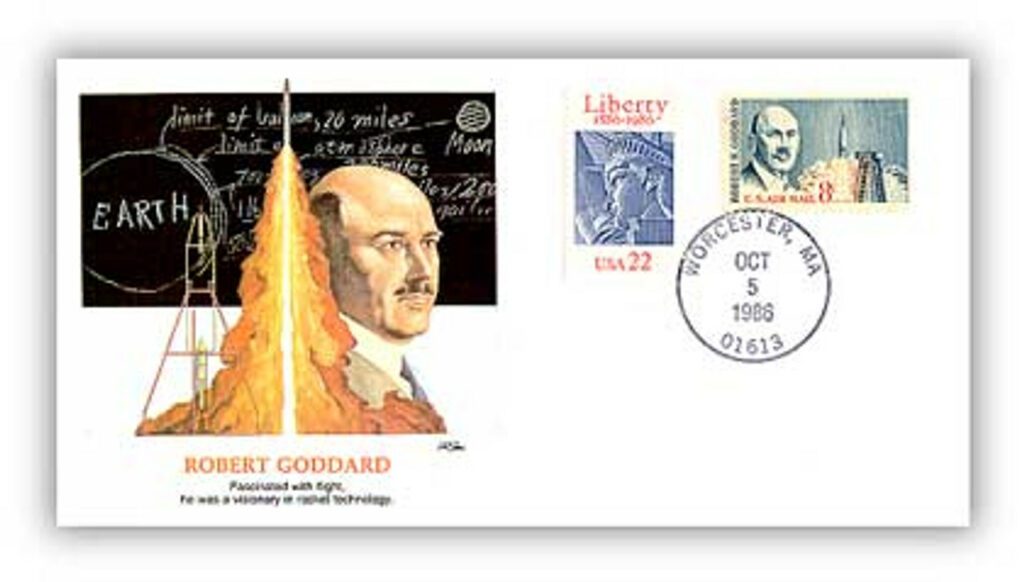 # 81847 - 1986 Robert Goddard/Shapers of Am. Liberty