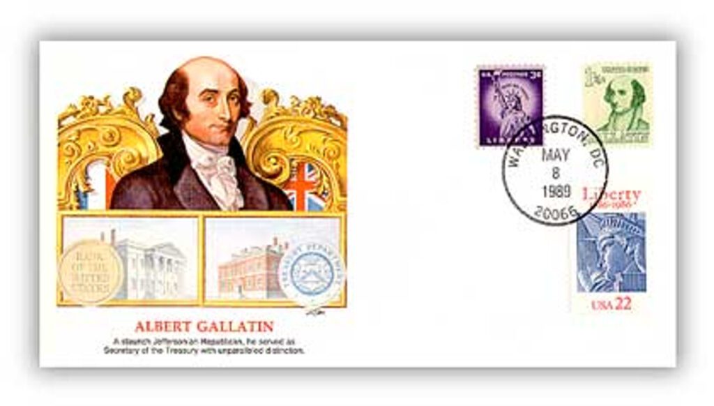 # 81925 - 1989 Albert Gallatin Cover