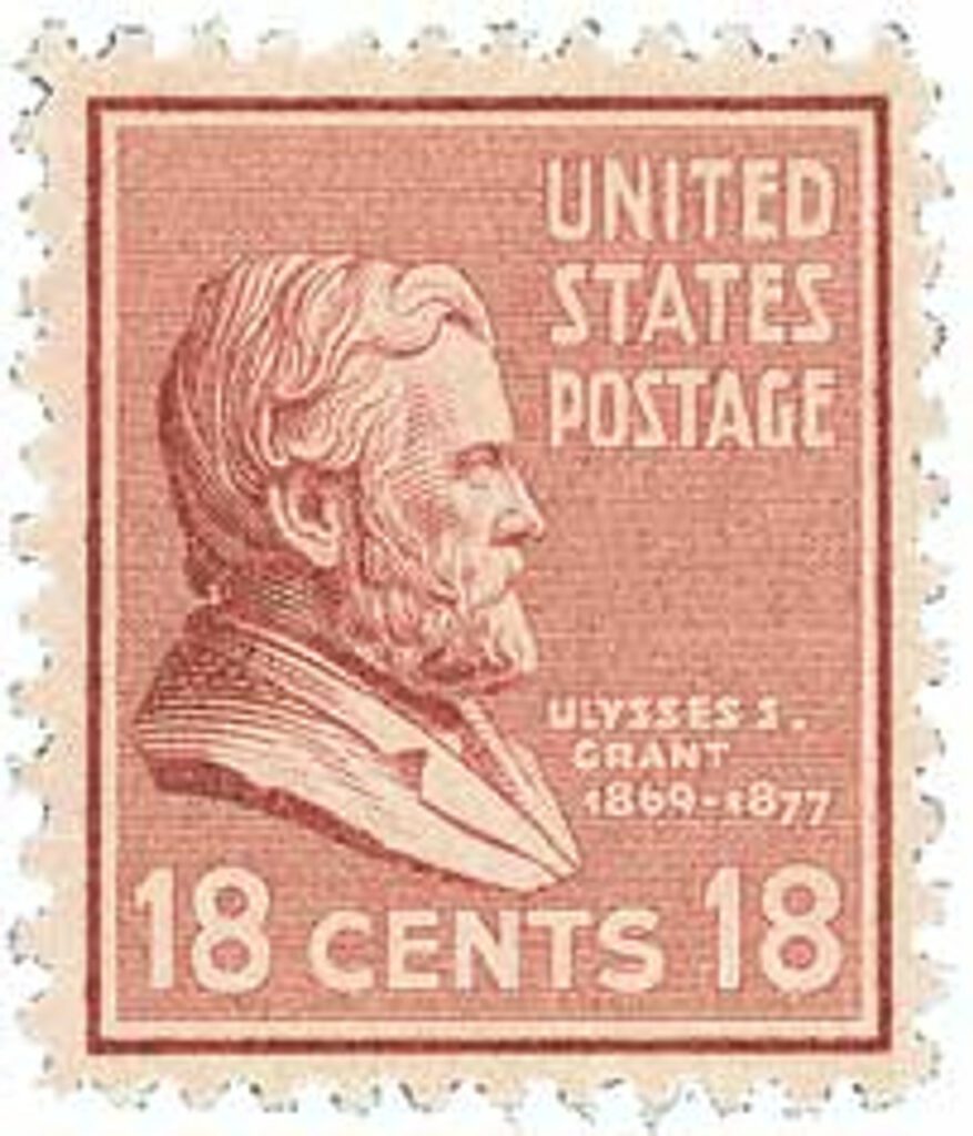 1938 18¢ Ulysses S. Grant