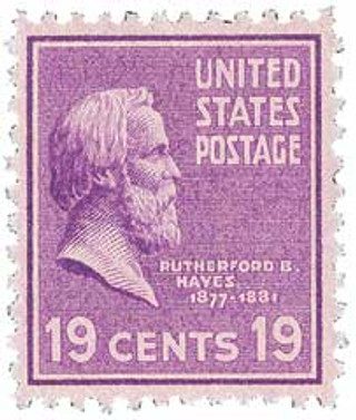 # 824 - 1938 19c Hayes, purple