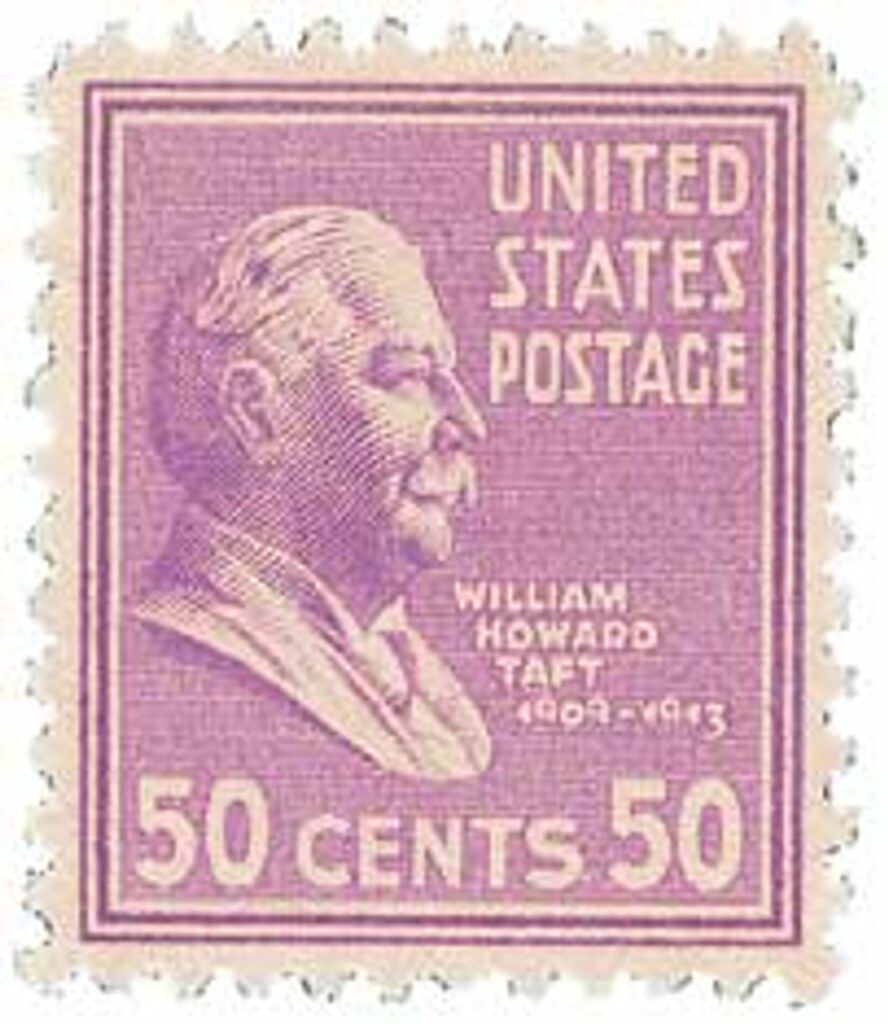 1938 50¢ Taft, rose