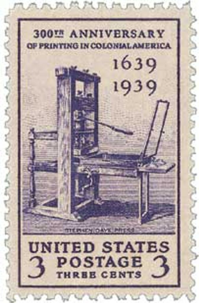 1939 3¢ Printing Tercentenary