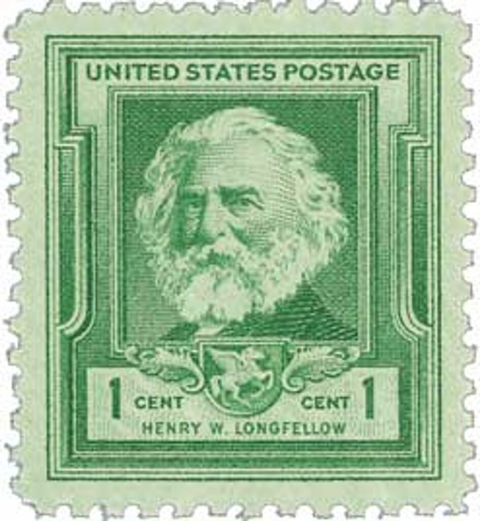1940 Famous Americans: 1c Henry Wadsworth Longfellow