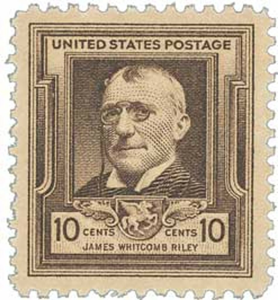 # 868 - 1940 Famous Americans: 10c James Whitcomb Riley