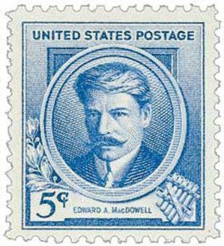 # 882 - 1940 Famous Americans: 5c Edward A. MacDowell