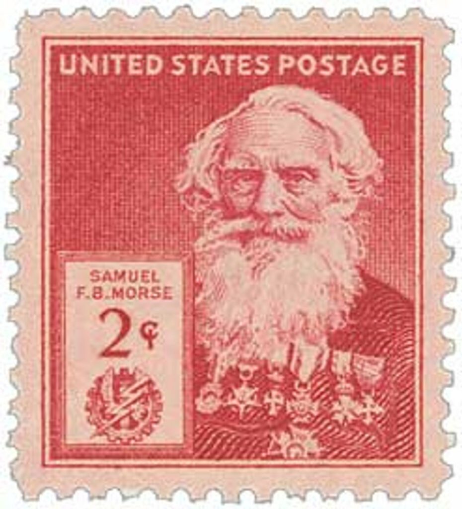 1940 Famous Americans: 2¢ Samuel Morse