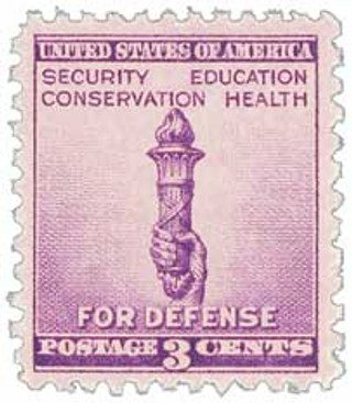 # 901 - 1940 3c Torch of Enlightenment