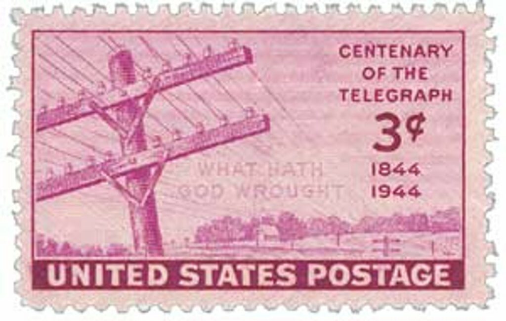 1944 3¢ Centenary of the Telegraph