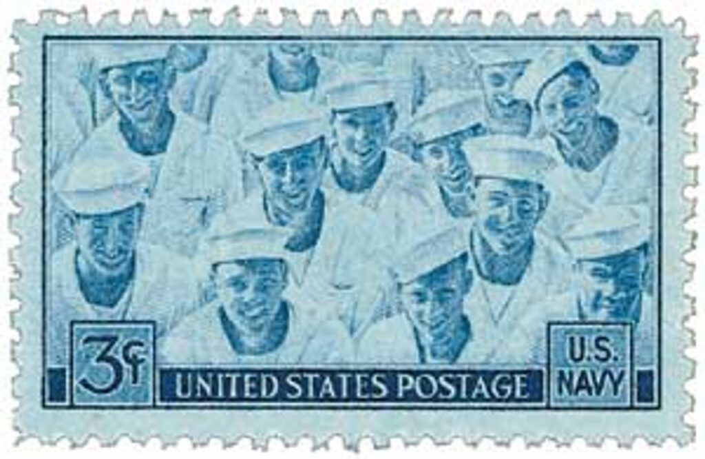 1945 3¢ US Armed Forces: Navy