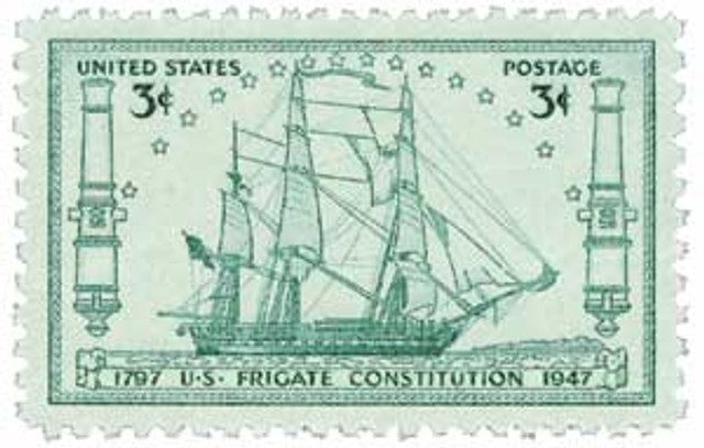1947 3¢ US Frigate Constitution
